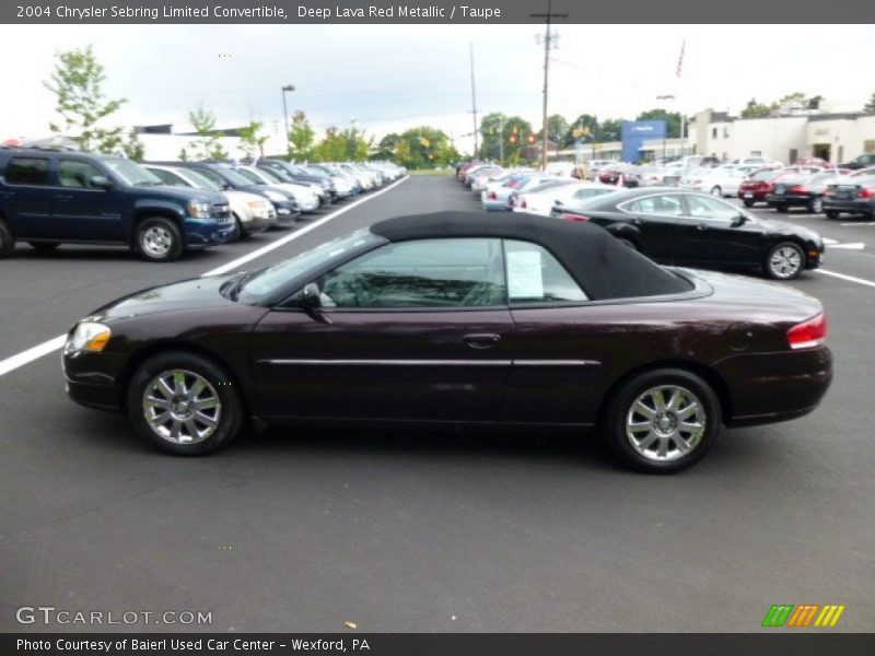  2004 Sebring Limited Convertible Deep Lava Red Metallic