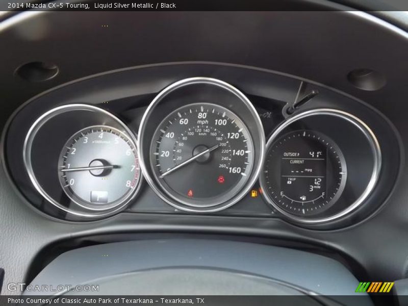 Liquid Silver Metallic / Black 2014 Mazda CX-5 Touring