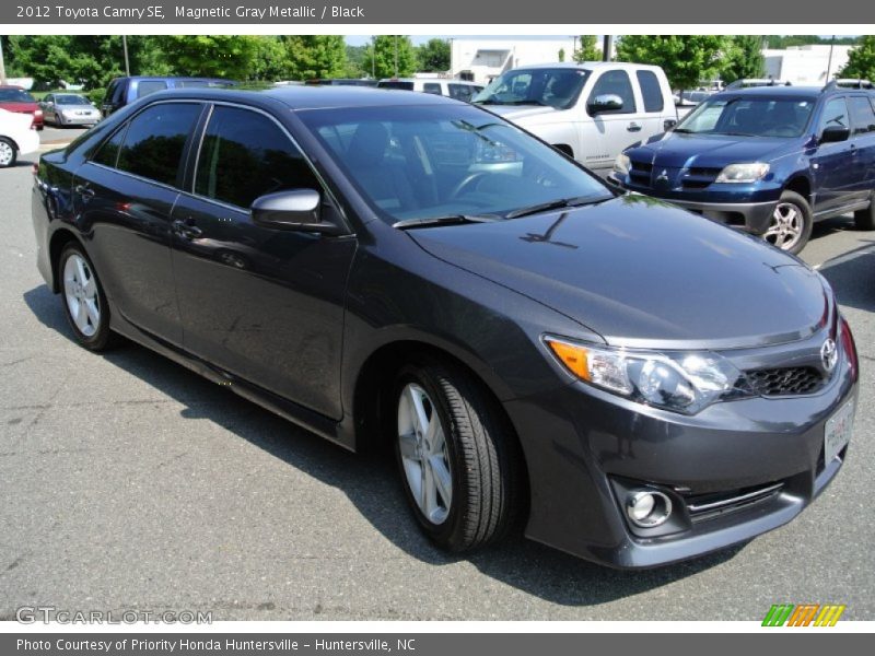 Magnetic Gray Metallic / Black 2012 Toyota Camry SE