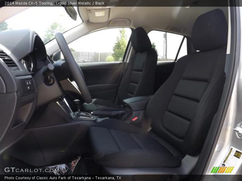 Liquid Silver Metallic / Black 2014 Mazda CX-5 Touring