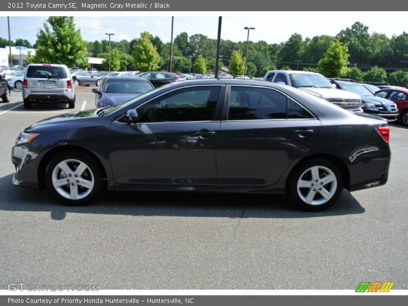 Magnetic Gray Metallic / Black 2012 Toyota Camry SE