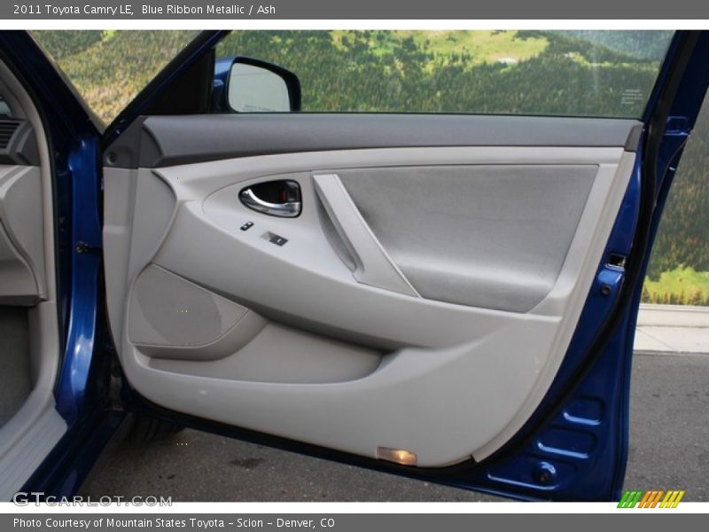 Blue Ribbon Metallic / Ash 2011 Toyota Camry LE