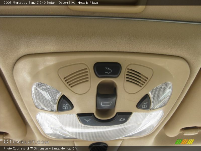 Desert Silver Metallic / Java 2003 Mercedes-Benz C 240 Sedan