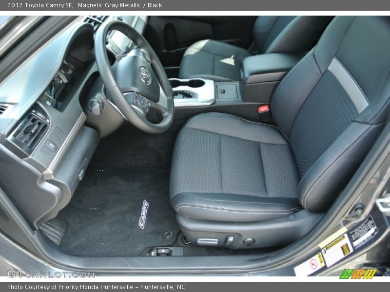 Magnetic Gray Metallic / Black 2012 Toyota Camry SE