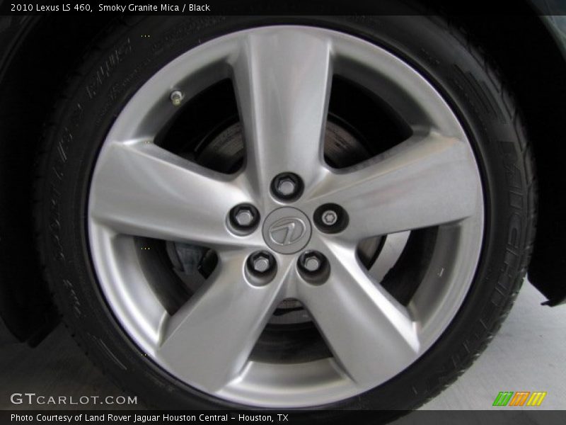 Smoky Granite Mica / Black 2010 Lexus LS 460