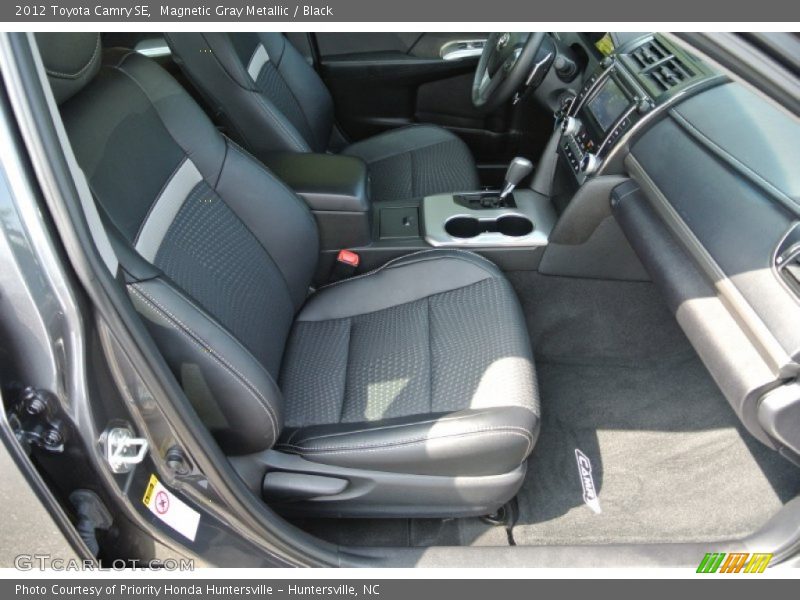 Magnetic Gray Metallic / Black 2012 Toyota Camry SE