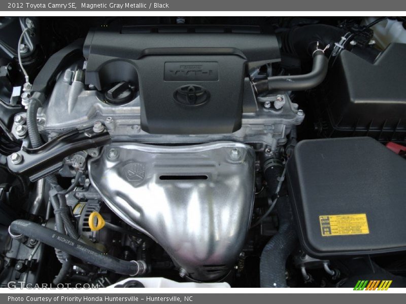 Magnetic Gray Metallic / Black 2012 Toyota Camry SE