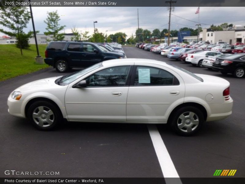 Stone White / Dark Slate Gray 2005 Dodge Stratus SXT Sedan