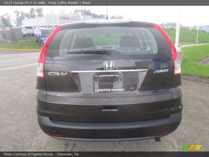 Kona Coffee Metallic / Black 2013 Honda CR-V LX AWD