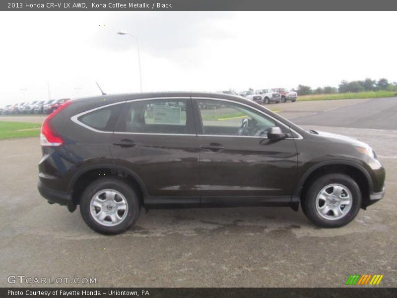 Kona Coffee Metallic / Black 2013 Honda CR-V LX AWD
