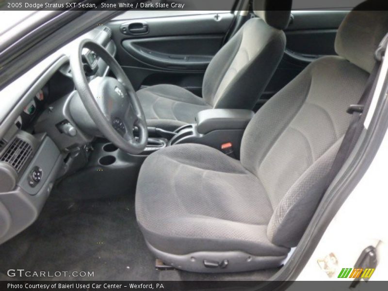 Stone White / Dark Slate Gray 2005 Dodge Stratus SXT Sedan