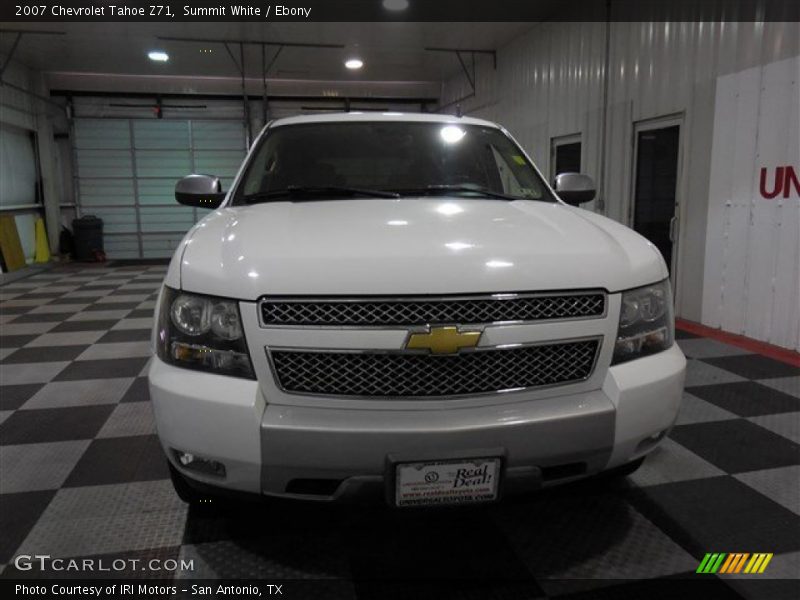 Summit White / Ebony 2007 Chevrolet Tahoe Z71