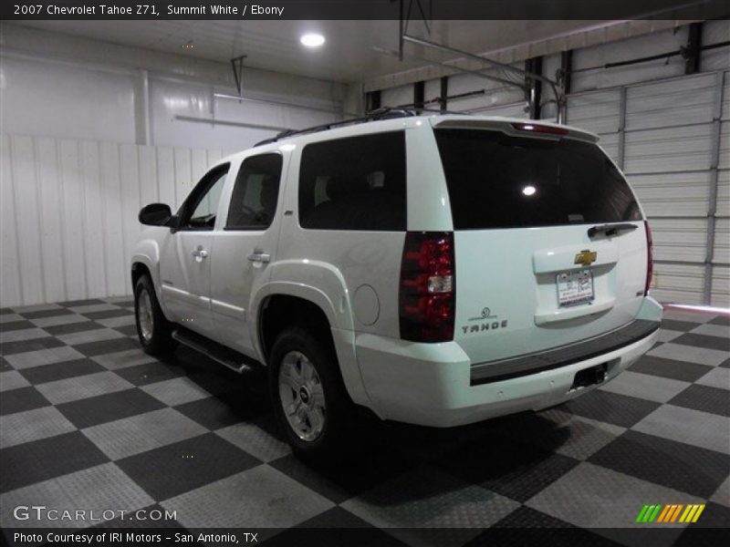 Summit White / Ebony 2007 Chevrolet Tahoe Z71