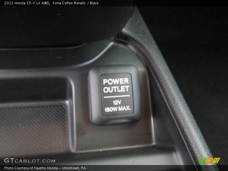 Kona Coffee Metallic / Black 2013 Honda CR-V LX AWD