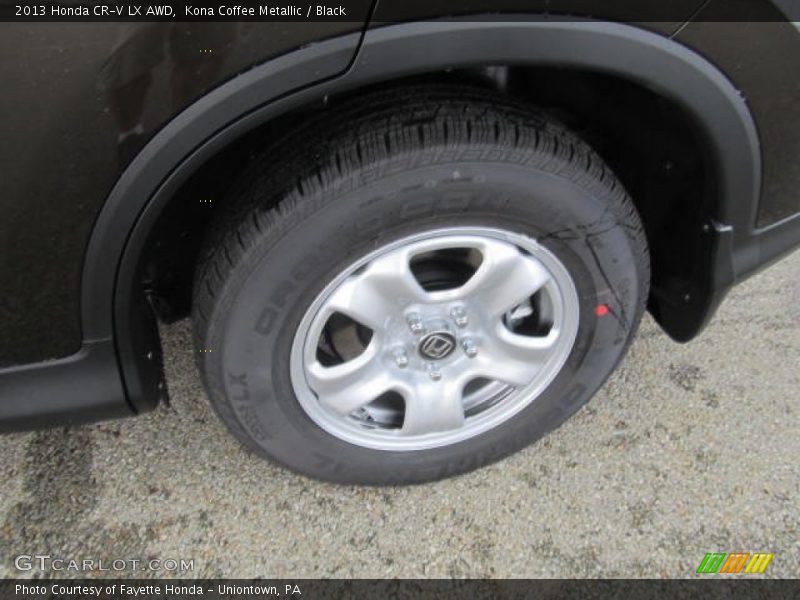 Kona Coffee Metallic / Black 2013 Honda CR-V LX AWD