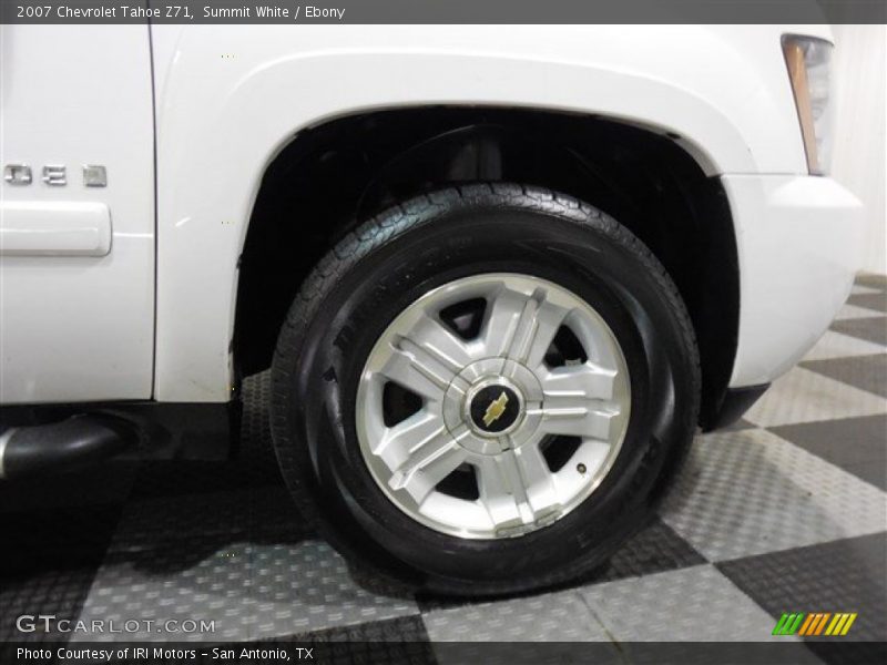 Summit White / Ebony 2007 Chevrolet Tahoe Z71