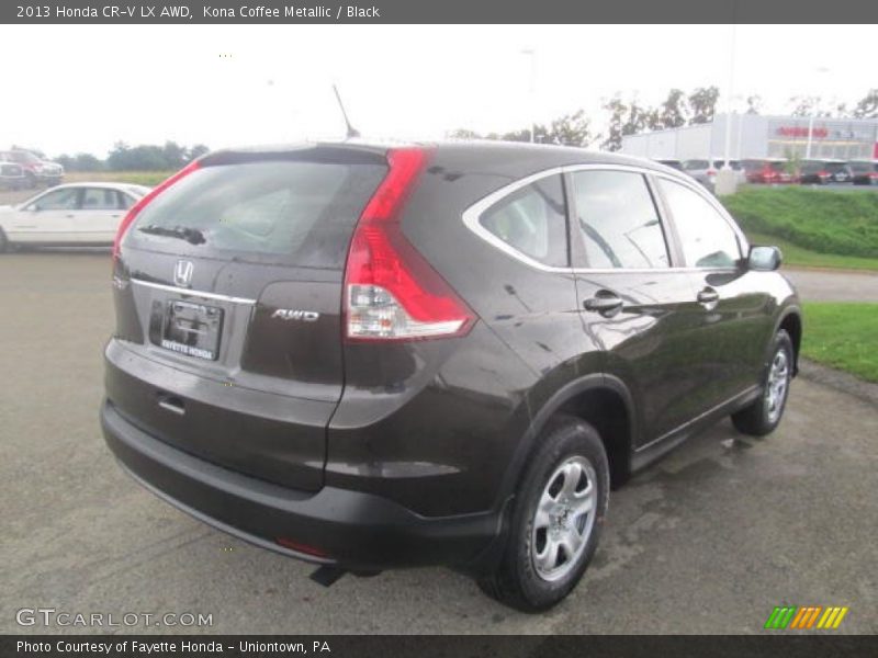 Kona Coffee Metallic / Black 2013 Honda CR-V LX AWD