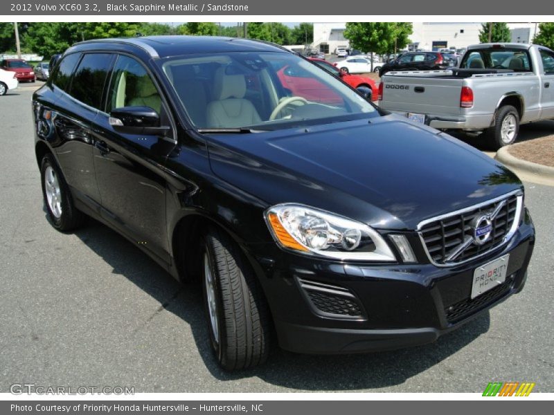 Black Sapphire Metallic / Sandstone 2012 Volvo XC60 3.2