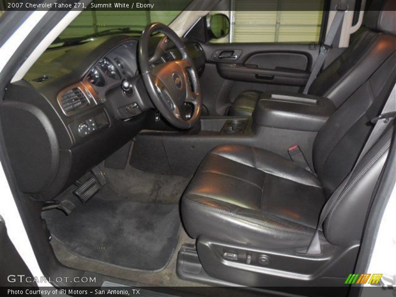Summit White / Ebony 2007 Chevrolet Tahoe Z71