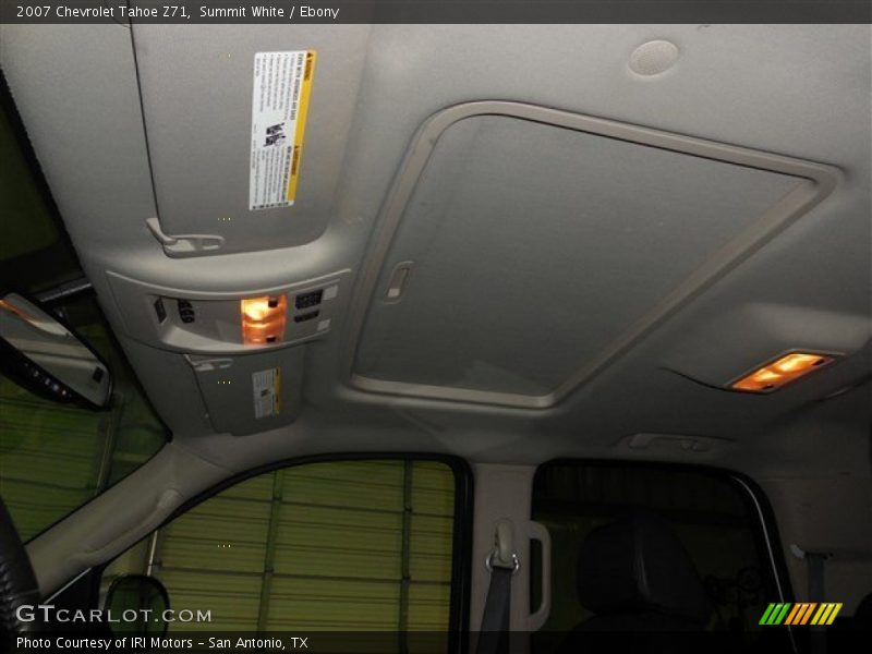 Summit White / Ebony 2007 Chevrolet Tahoe Z71