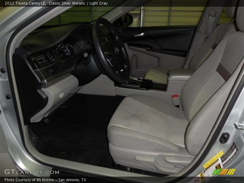 Classic Silver Metallic / Light Gray 2012 Toyota Camry LE