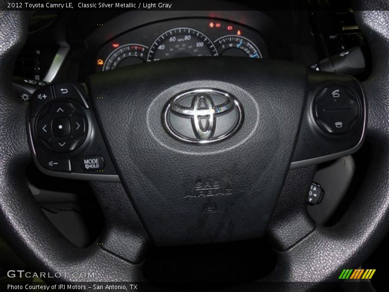 Classic Silver Metallic / Light Gray 2012 Toyota Camry LE