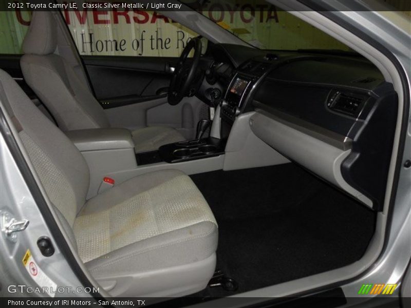 Classic Silver Metallic / Light Gray 2012 Toyota Camry LE