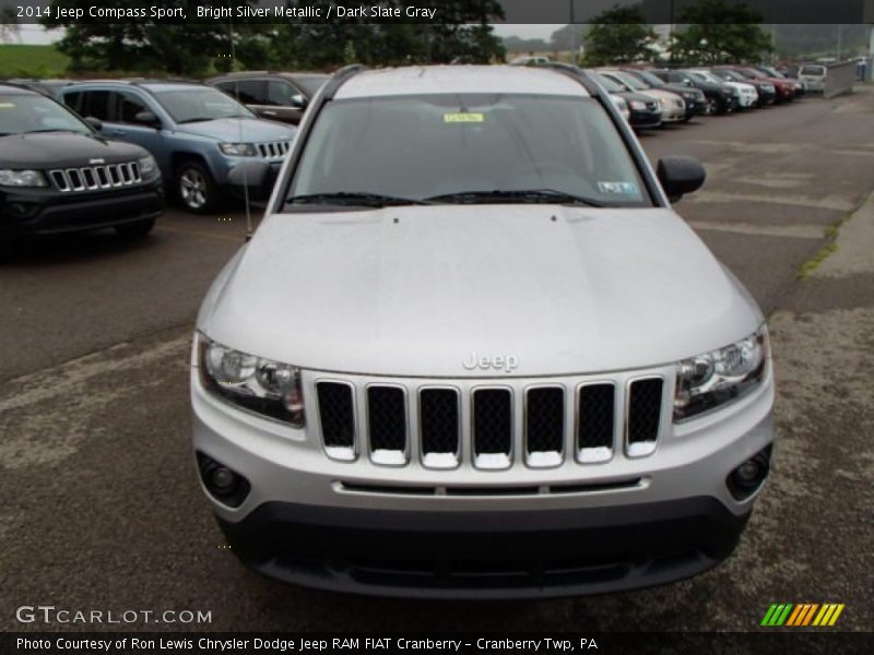 Bright Silver Metallic / Dark Slate Gray 2014 Jeep Compass Sport