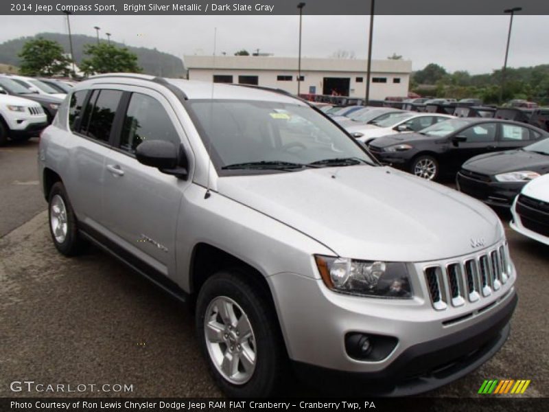 Bright Silver Metallic / Dark Slate Gray 2014 Jeep Compass Sport