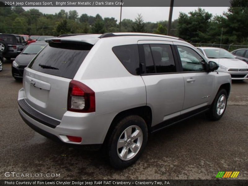Bright Silver Metallic / Dark Slate Gray 2014 Jeep Compass Sport