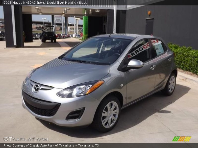 Liquid Silver Metallic / Black 2013 Mazda MAZDA2 Sport