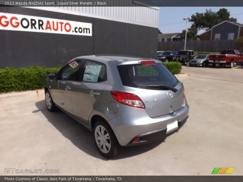 Liquid Silver Metallic / Black 2013 Mazda MAZDA2 Sport