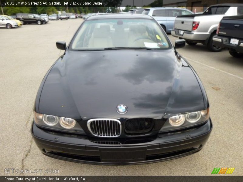 Jet Black / Sand Beige 2001 BMW 5 Series 540i Sedan