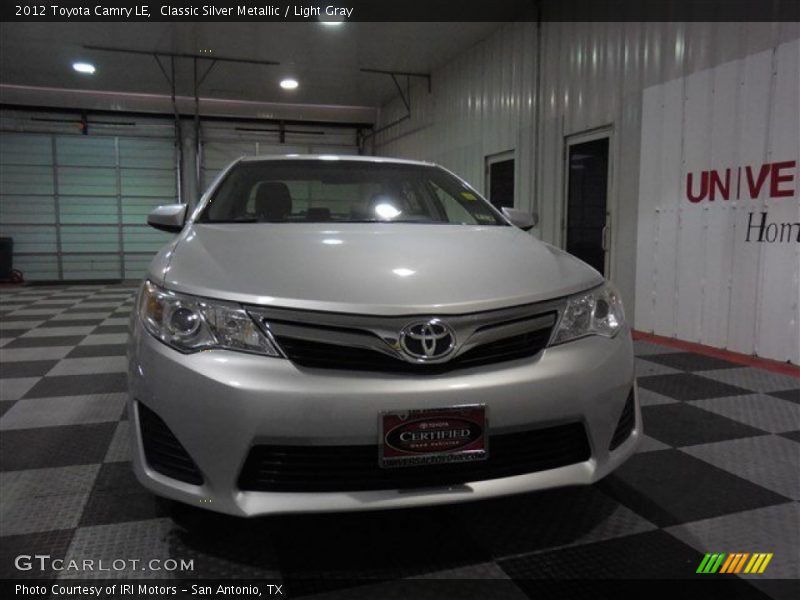 Classic Silver Metallic / Light Gray 2012 Toyota Camry LE