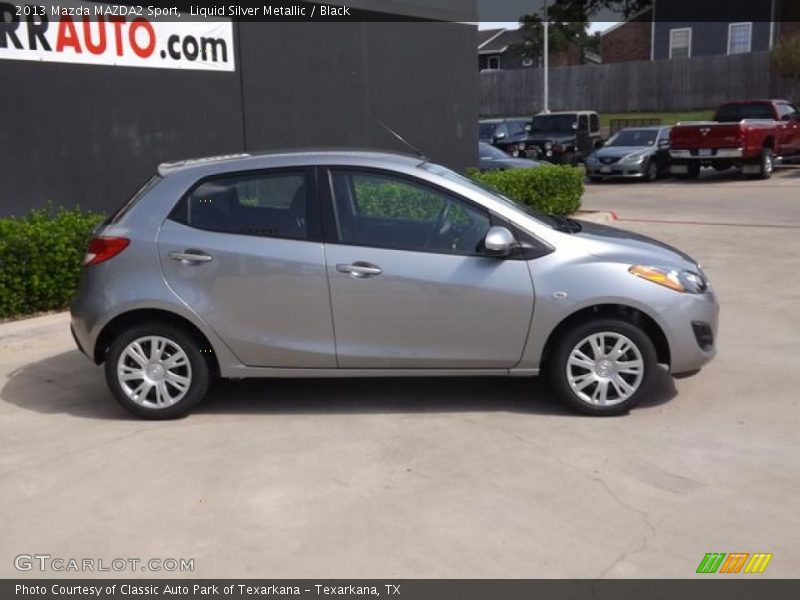 Liquid Silver Metallic / Black 2013 Mazda MAZDA2 Sport