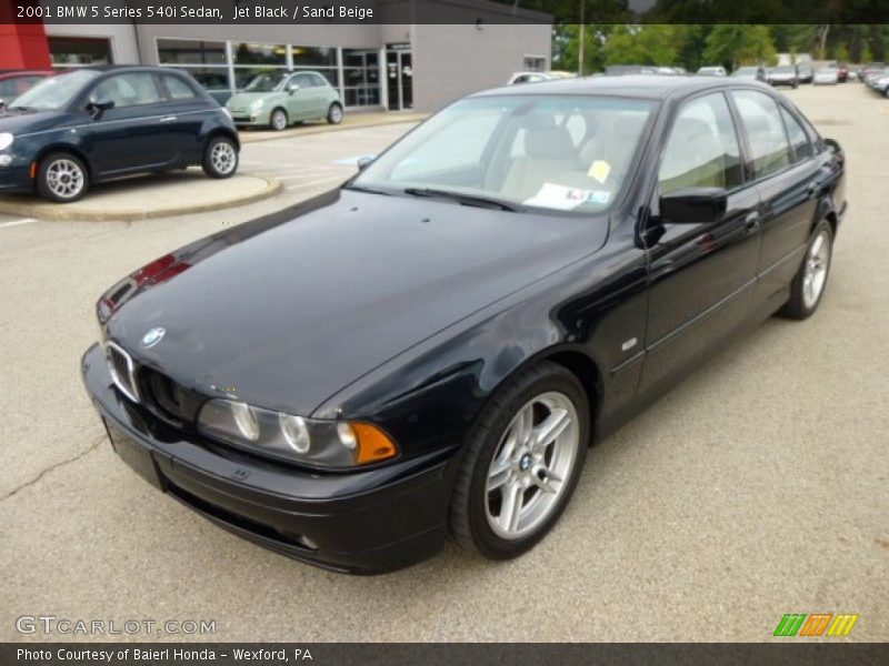 Jet Black / Sand Beige 2001 BMW 5 Series 540i Sedan