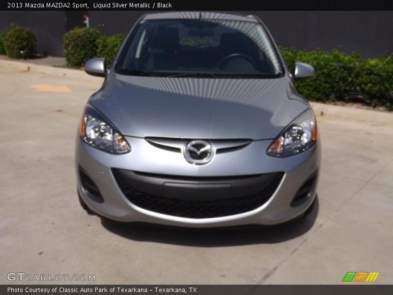 Liquid Silver Metallic / Black 2013 Mazda MAZDA2 Sport