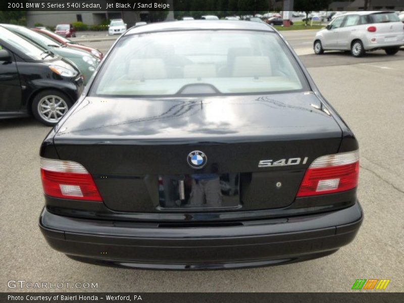 Jet Black / Sand Beige 2001 BMW 5 Series 540i Sedan