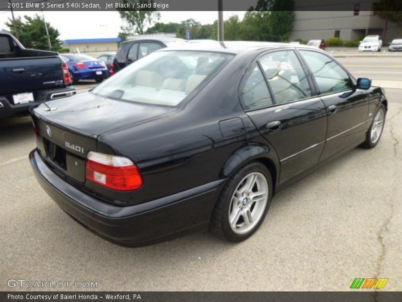 Jet Black / Sand Beige 2001 BMW 5 Series 540i Sedan