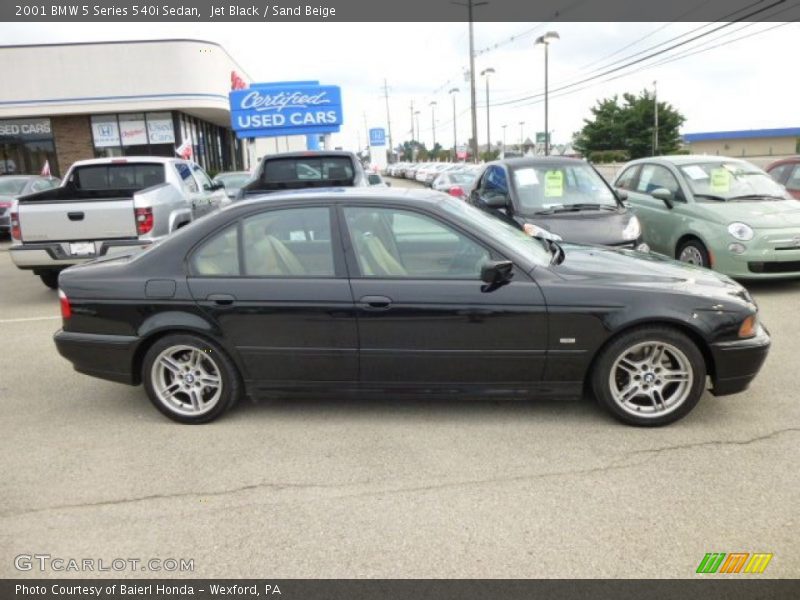 Jet Black / Sand Beige 2001 BMW 5 Series 540i Sedan