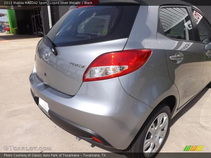 Liquid Silver Metallic / Black 2013 Mazda MAZDA2 Sport