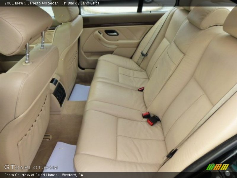 Jet Black / Sand Beige 2001 BMW 5 Series 540i Sedan