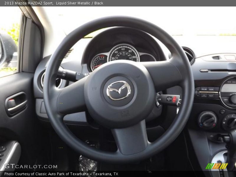 Liquid Silver Metallic / Black 2013 Mazda MAZDA2 Sport
