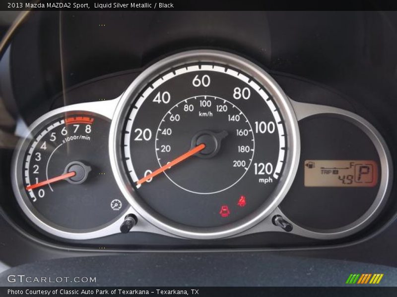 Liquid Silver Metallic / Black 2013 Mazda MAZDA2 Sport