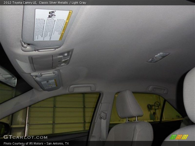 Classic Silver Metallic / Light Gray 2012 Toyota Camry LE
