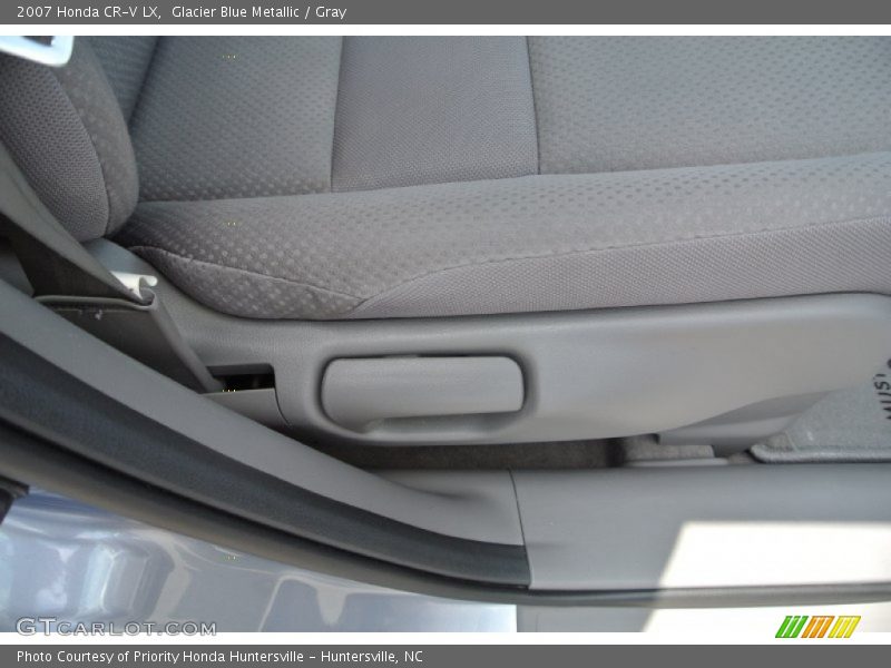 Glacier Blue Metallic / Gray 2007 Honda CR-V LX