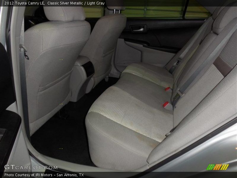 Classic Silver Metallic / Light Gray 2012 Toyota Camry LE