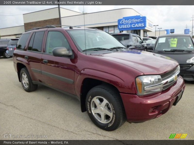Majestic Red Metallic / Light Gray 2005 Chevrolet TrailBlazer LS 4x4