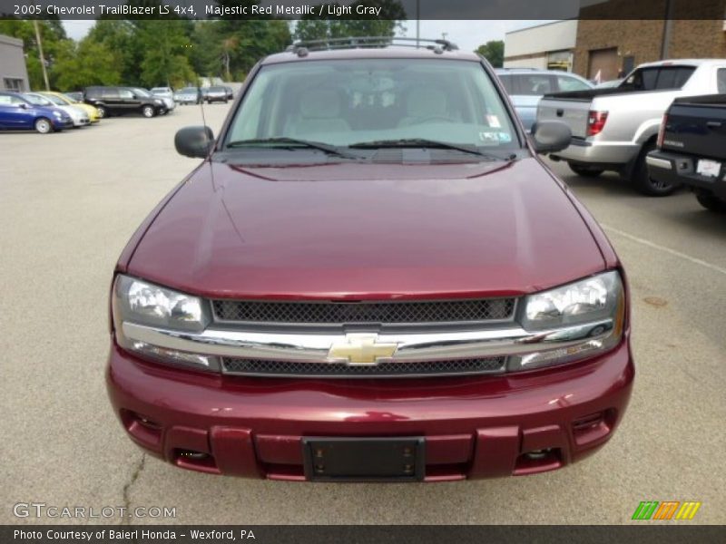Majestic Red Metallic / Light Gray 2005 Chevrolet TrailBlazer LS 4x4