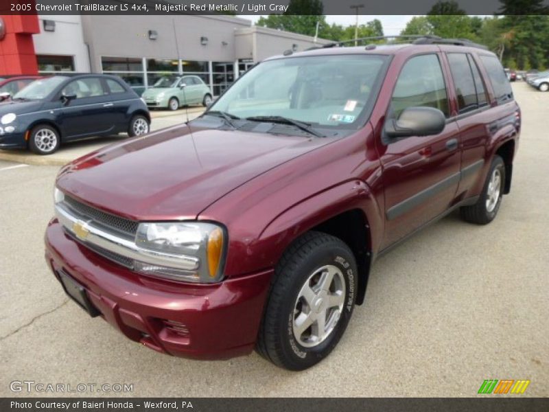 Majestic Red Metallic / Light Gray 2005 Chevrolet TrailBlazer LS 4x4